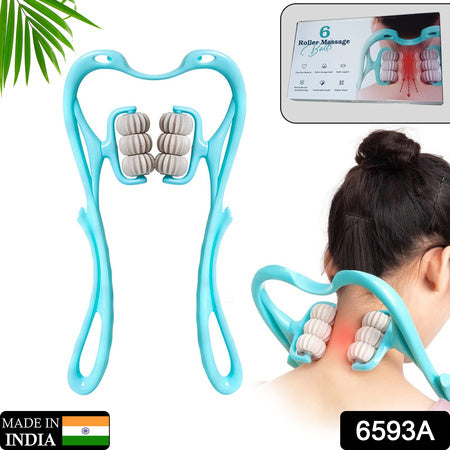 Neck Shoulder Massager 13.5X7.08In Portable Relieving The Back For Men Relieving The Waist Women