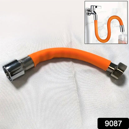 Flexible Water Tap Extender Universal Foaming Extension Tube With Connector 360 Free Bending Faucet Extender Adjustable Sink Drain Extension (18Cm)
