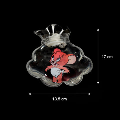 Mix Transparent Multi Design Small Hot Water Bag With Cover For Pain Relief Neck Shoulder Pain And Hand Feet Warmer Menstrual Cramps.