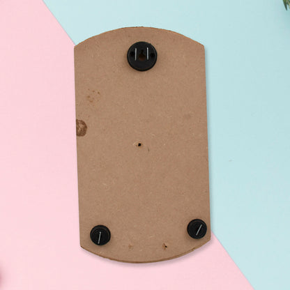Decorative Wooden Vertical Scenery With Hooks For Wall Hanging