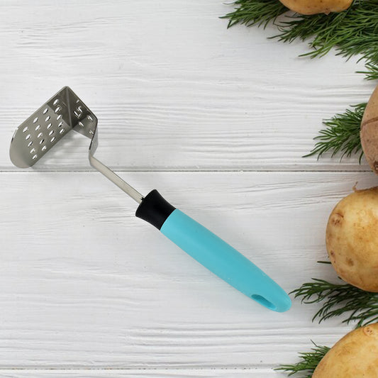 Apexl-Handle Stainless Steel Potato Masher Ergonomic Grip (1 Pc)