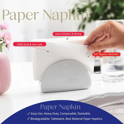 Softabsorbent Disposable Tissue Napkins   Paper (75 Pc)