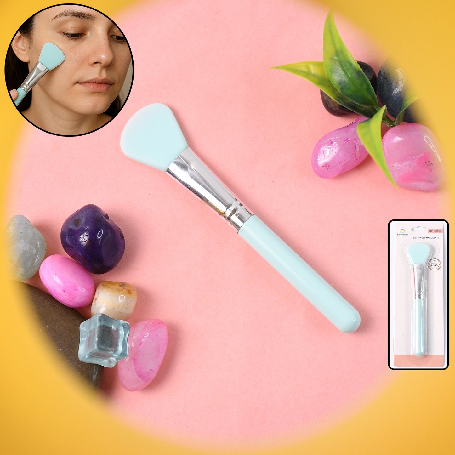 Softsilicone Face Mask Applicator Brush (1 Pc)