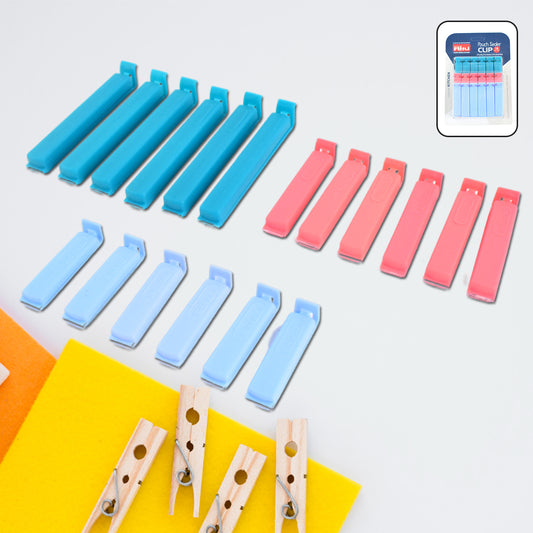 Ritu18-Piece Plastic Pouch Sealer Clip Set