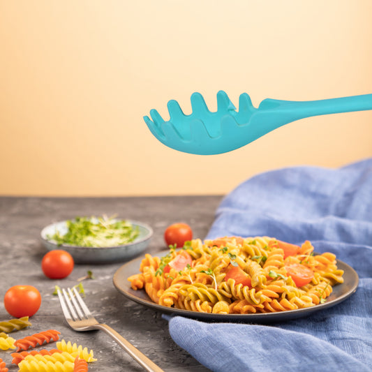 Pasta Fork Cutlery Food Grade Kitchen Non Slip Heat Resistant Spaghetti Spoon Best Kitchen Appliances (29Cm)