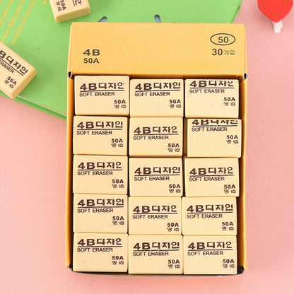 Erasers 30 Pack Pencil Erasers Yellow Erasers For Kids