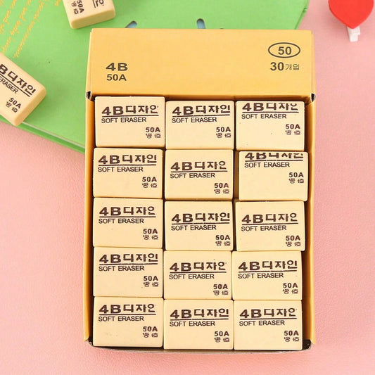 Erasers 30 Pack Pencil Erasers Yellow Erasers For Kids