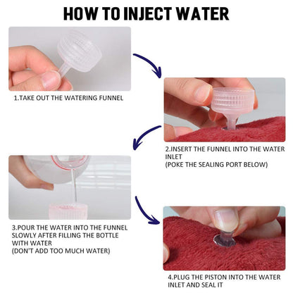 5 Pc Hot Water Bag In Water Stopper Used As A Stopper While Injecting Nails On Walls Etc.