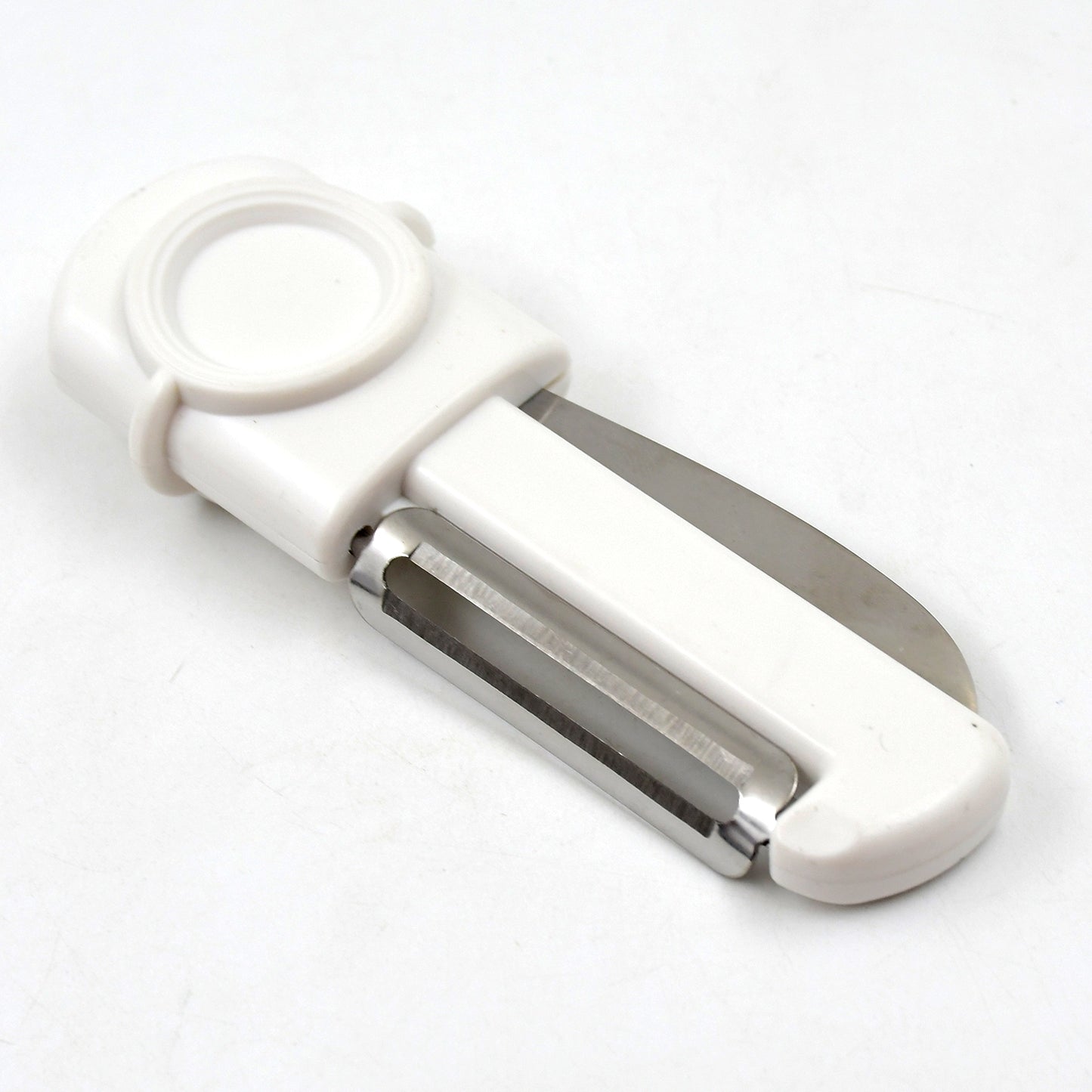 Dual-Use Knife And Peeler 2-In-1 Stainless Steel Blades Wiith Case (1 Pc)