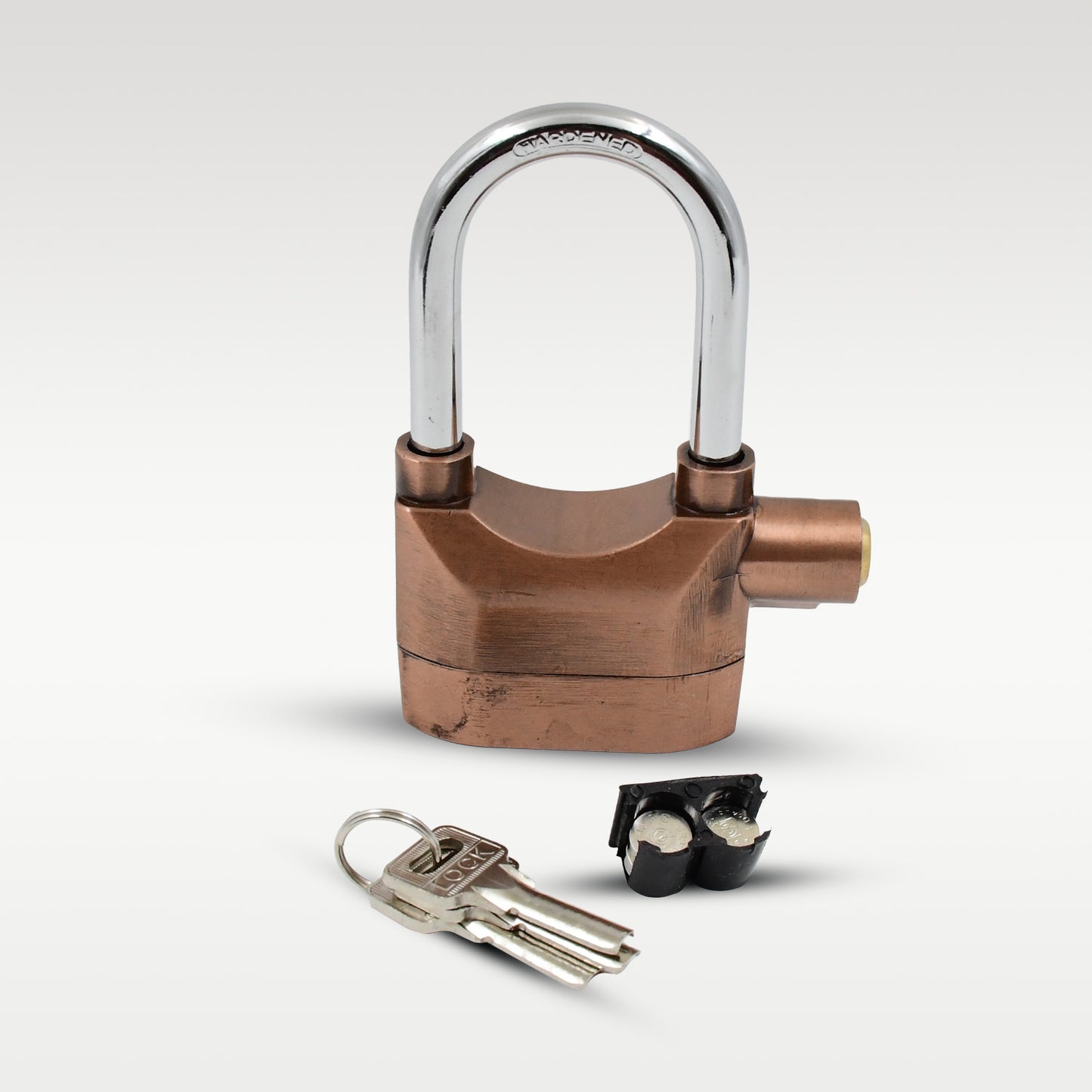 Brownsecurity Alarm Metallic Lock System With 3 Keys (1 Set)