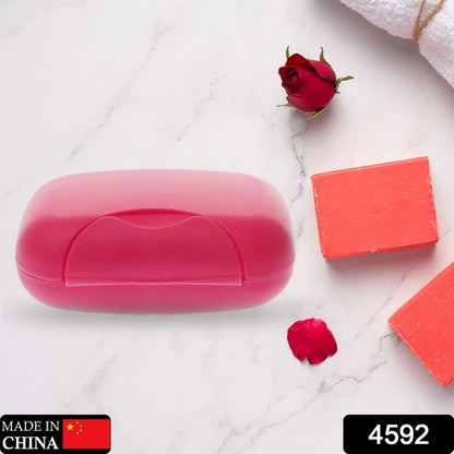 Travel Soap Case Box Plastic Soap Box With Cover Waterproof Leakproof Soap Dish For Bathroom  Travel Use (1Pc)