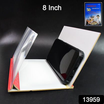 5D Hdmobile Phone Screen Magnifier Amplifier (1 Pc  8 Inch)