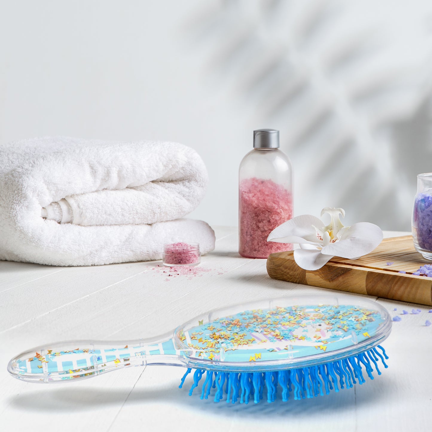 Hair Brush For Kids Detangling Anti-Static Soft Massage For Braids Curly Straight Long Or Short Wet Or Dry Hair (Multi-Design)