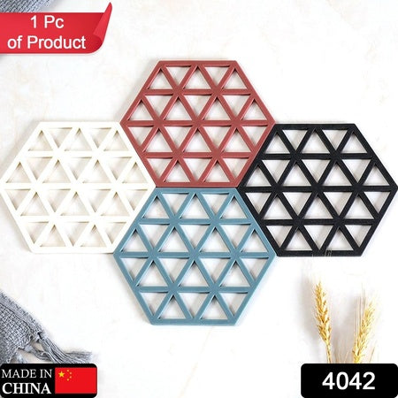 Cup Mat Pvc Tea Coaster Non-Slip Placemat High Temperature Insulation Pad Hollow Pot Mat Bowl With Anti-Hot