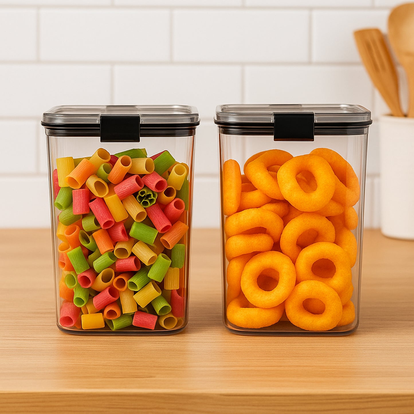 Ml Airtight Lock  Lock Food Storage Container Set  2 Piece
