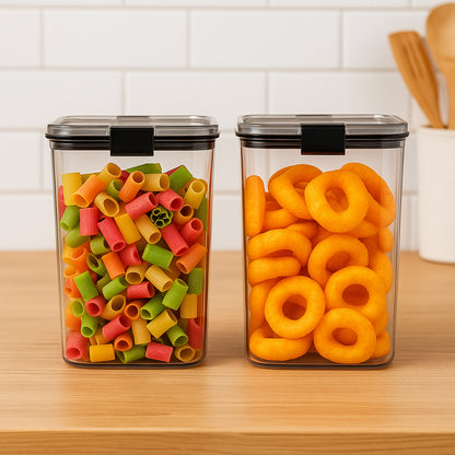 Ml Airtight Lock  Lock Food Storage Container Set  2 Piece