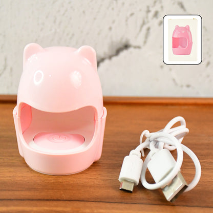 Miniled Nail Dryer  Usb Rechargeable Nail Polish Curing Lamp (1 Pc)