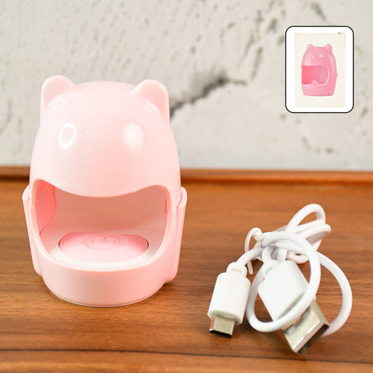 Miniled Nail Dryer  Usb Rechargeable Nail Polish Curing Lamp (1 Pc)