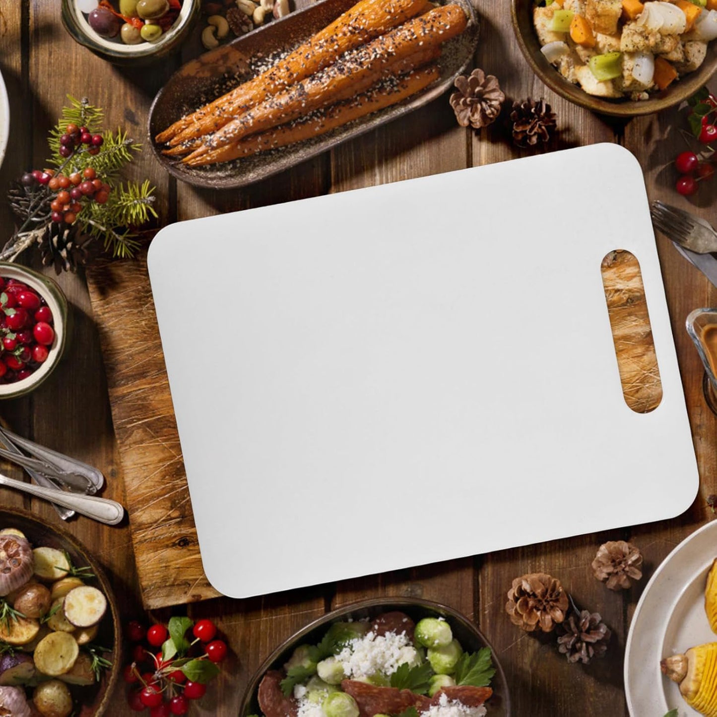 Apexmedium Plastic Chopping Board (3623 Cm  1 Pc)
