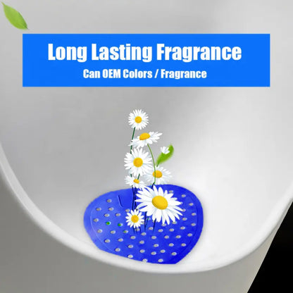 Urinal Screen Deodorizer Scented Urinal Screen Lasting Fragrance Silicone Clean Descaling