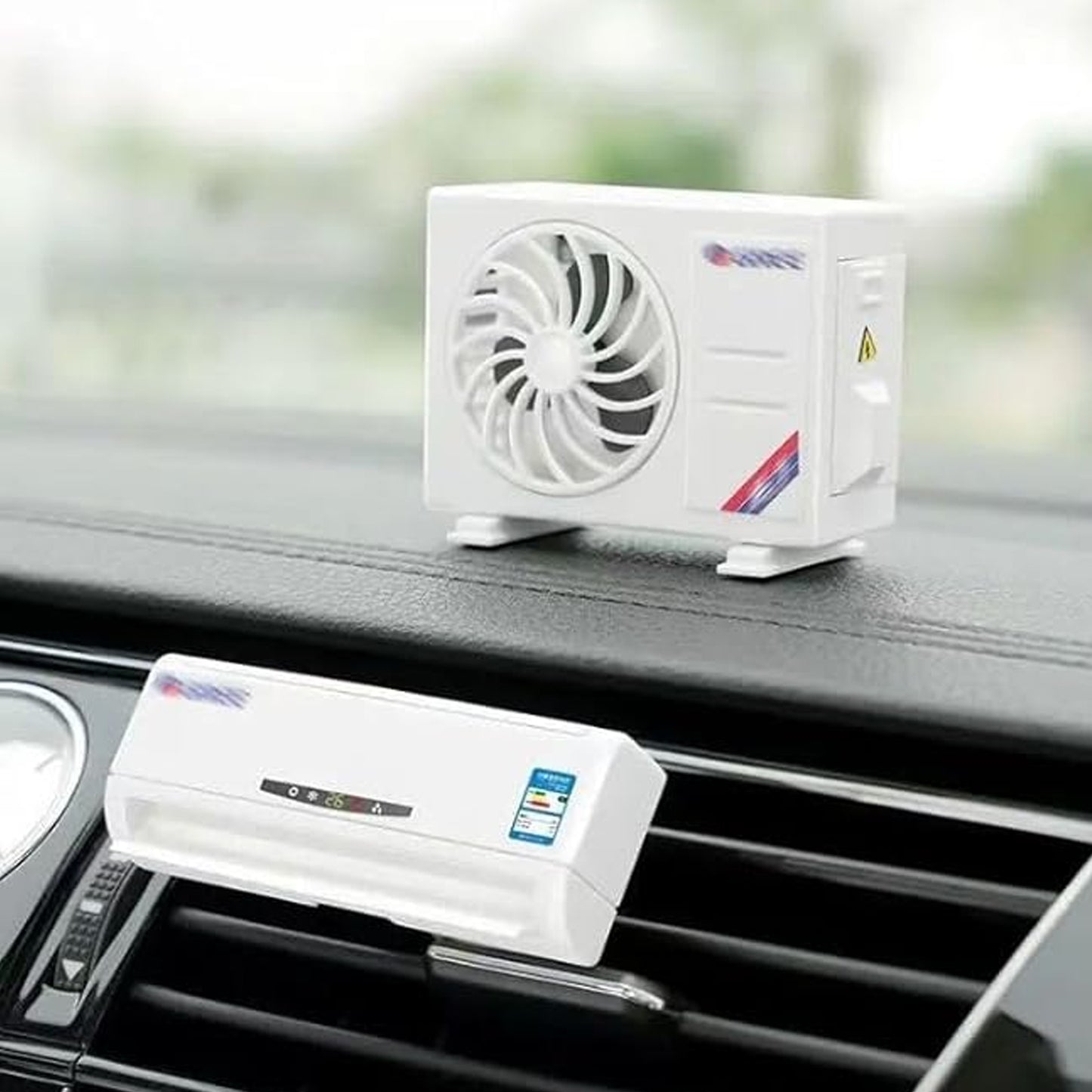 Ac Design Solar-Powered Car Air Freshener Built-In Perfume Diffuser For Dashboard And Ac Vent