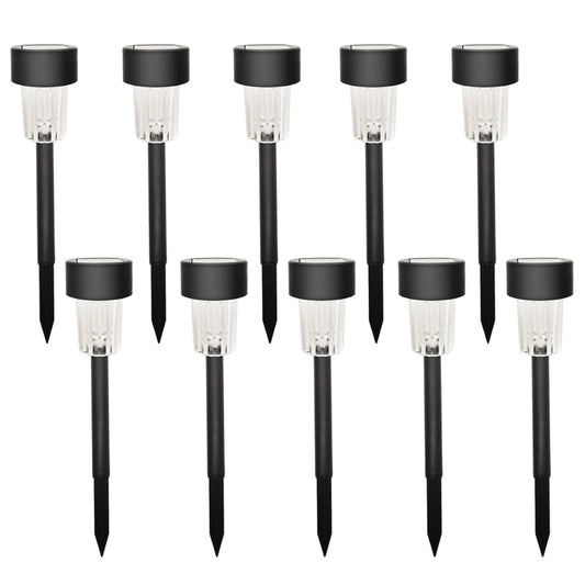 Solarpowered Garden Pathway Lights (10 Pc  Set)