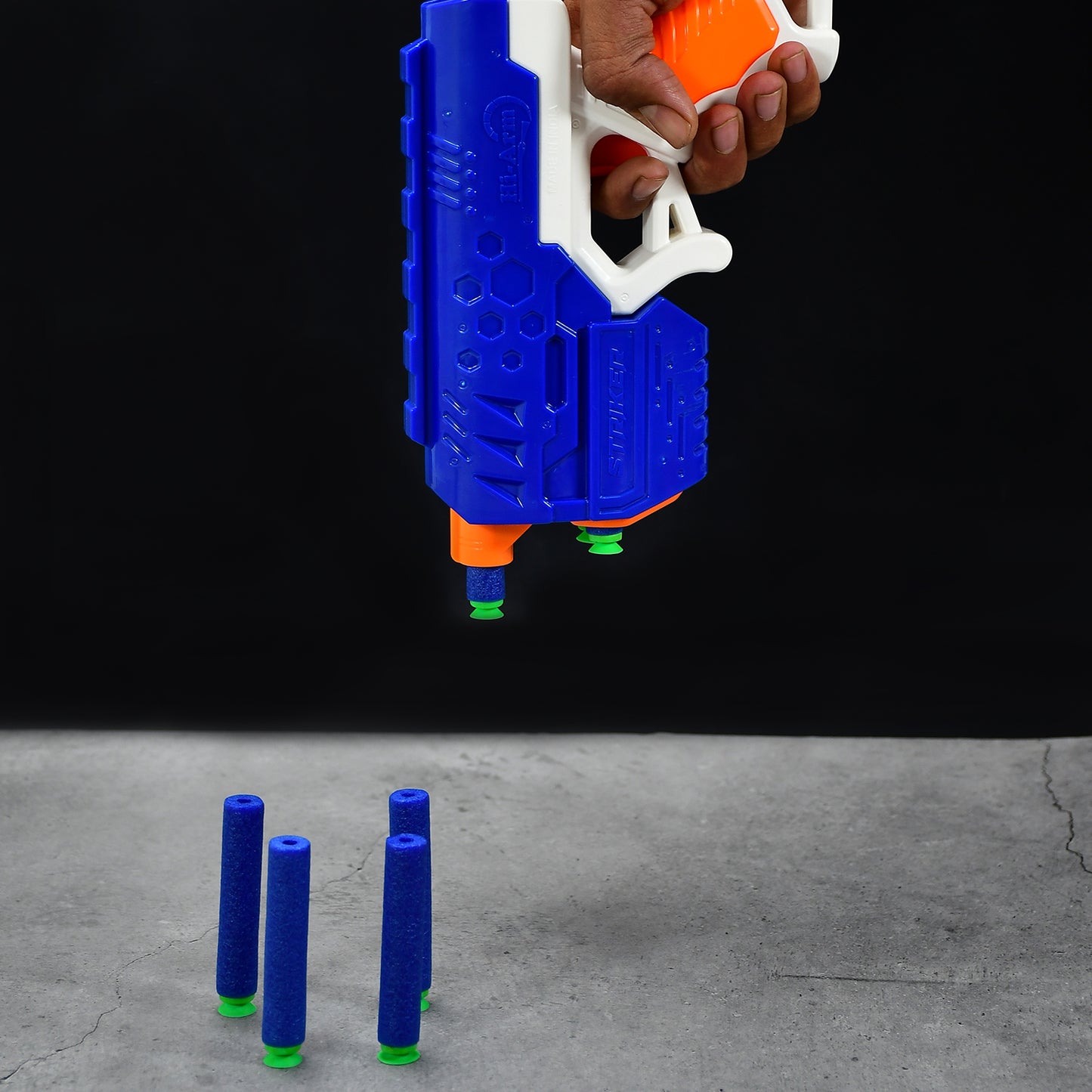 Hi-Arm Gun With 10Xfoam Suction Bullet Made With Abs Plastic Solid Build Target Shooting