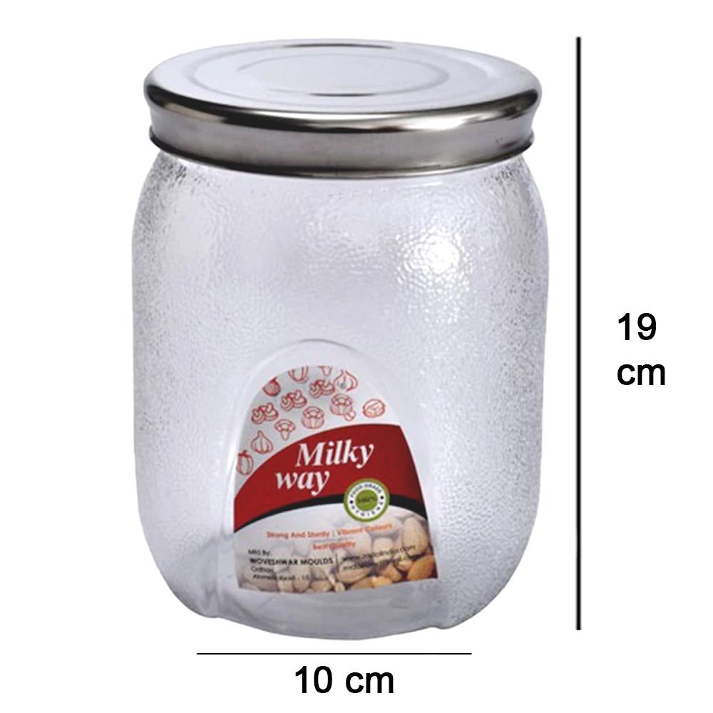 Mason Jar With Airtight Lids (2000 Ml)