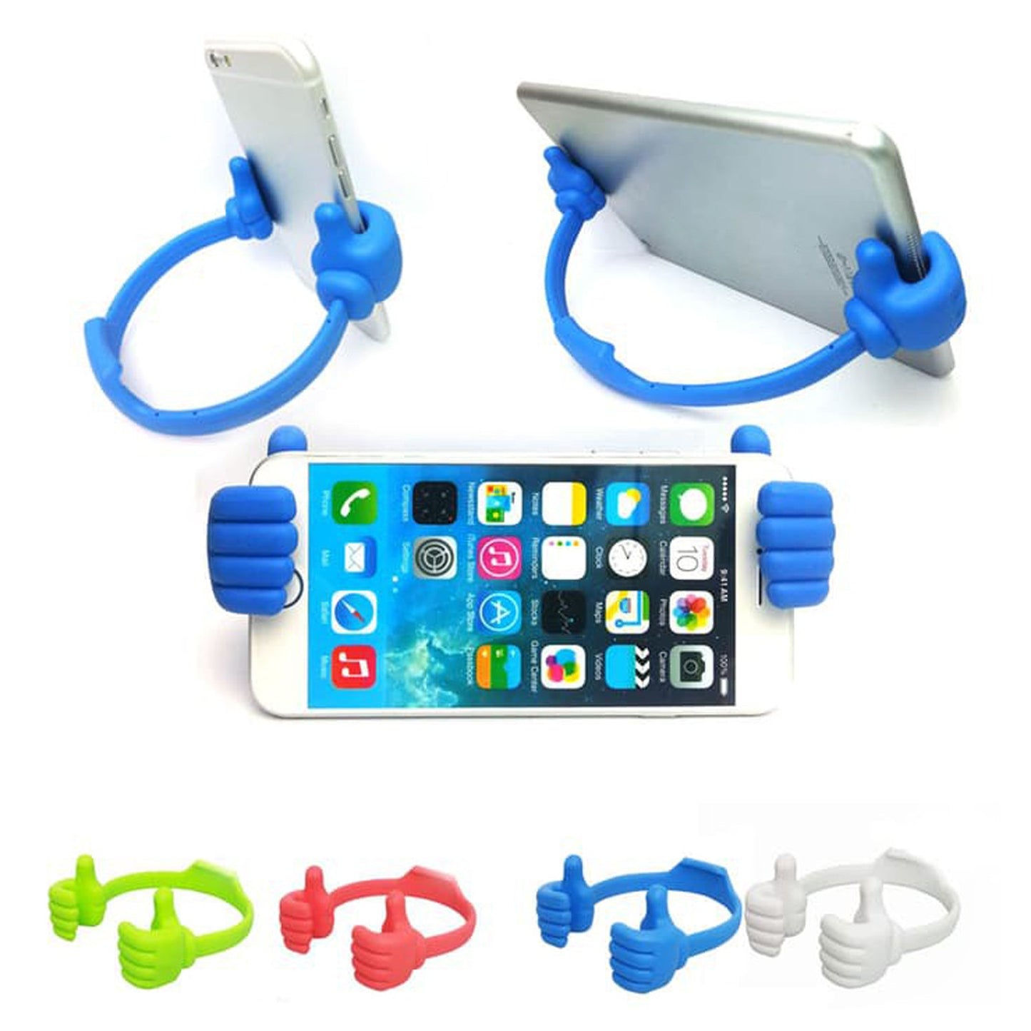 4 Pc Hand Shape Mobile Stand Used In All Kinds Of Places Including Household And Offices As A Mobile Supporting Stand.