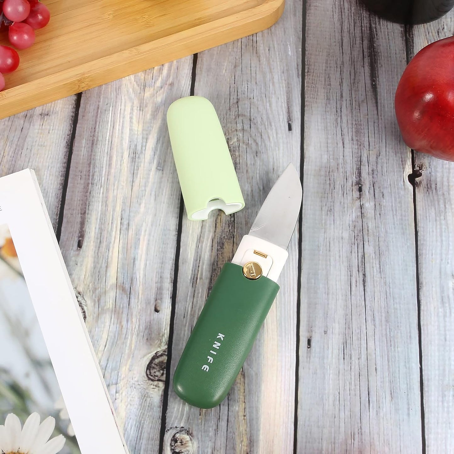 Multifunctional Peeler Two In One Fruit Knife Fruit And Vegetable Cutting Knife+Sawtooth Peeler Apple Carrot Potato Fruit Slice Antiskid
