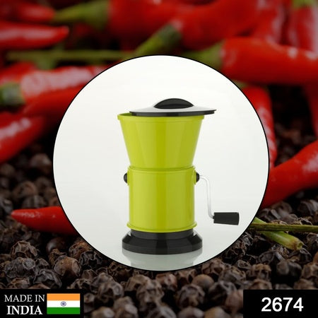 Round Chilly Cutter And Grinder Tool With Effective Sharp Chopping And Cutting Blade System.