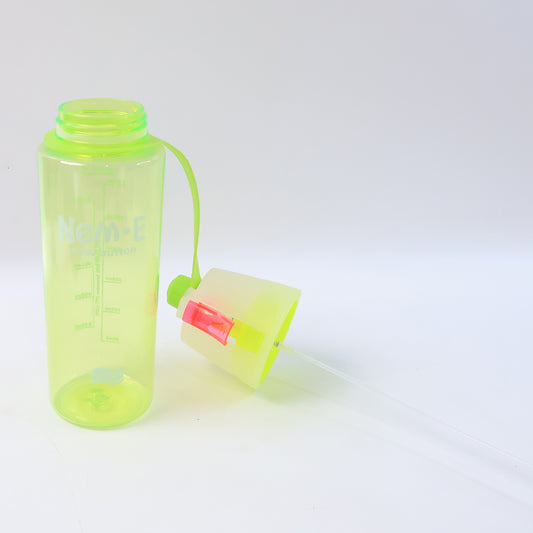 Plastic Dual Function Sports Water Bottle With Built-In Mist Spray And Leakproof Cap (600Ml  1 Pc)