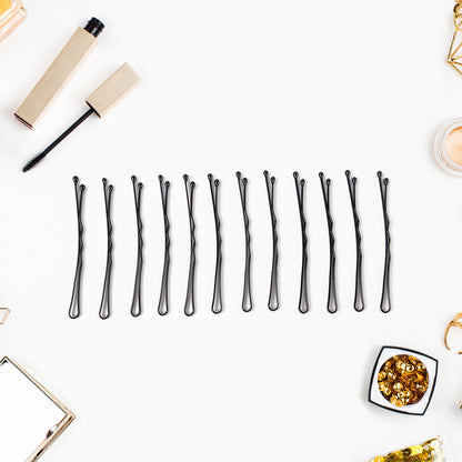 Premium Hair Bobby Pins Set 12Pc