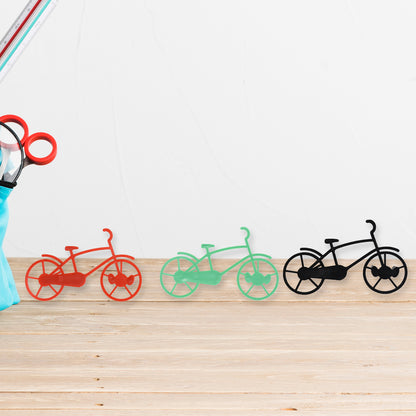 Bicycle Shape Key Chain Holder And Wall Mount Bike Hook Key Holders Plastic Key Holder For Home Office (Pack Of 4)