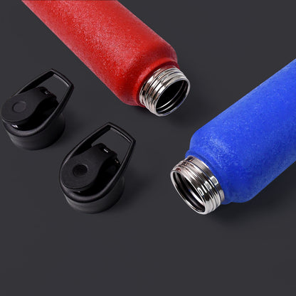 Stainless Steel Water Bottle Fridge Water Bottle (1000Ml  Mix Colour  1 Pc)