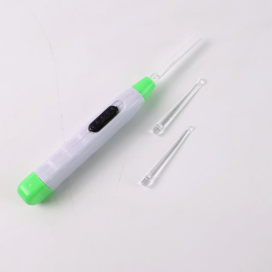 Whiteled Flashlight Earpick With Tweezer (1 Pc)