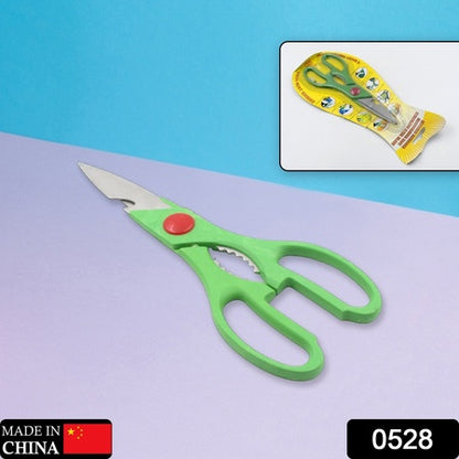 Multi-Function Kitchen Household For Vegetables Fruit Cheese  Meat Slices With Bottle Opener Stainless Steel Sea Food Scissor