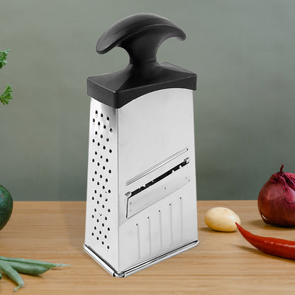 Apexclassic 4-In-1 Stainless Steel Grater  Slicer With Handle