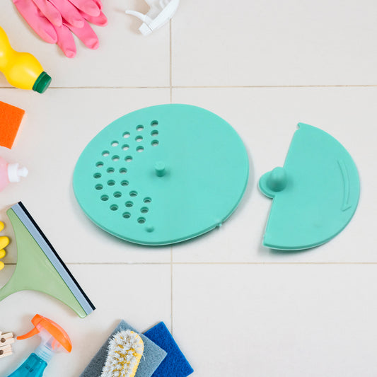 Drain Cover Round Rubber Anti-Odor Floor Drain Shower Waste Water Drainer Bathroom Filter Kitchen Sink Filter Silica Gel Hole Bath Plug For Toilet Kitchen Balcony 1Pcs