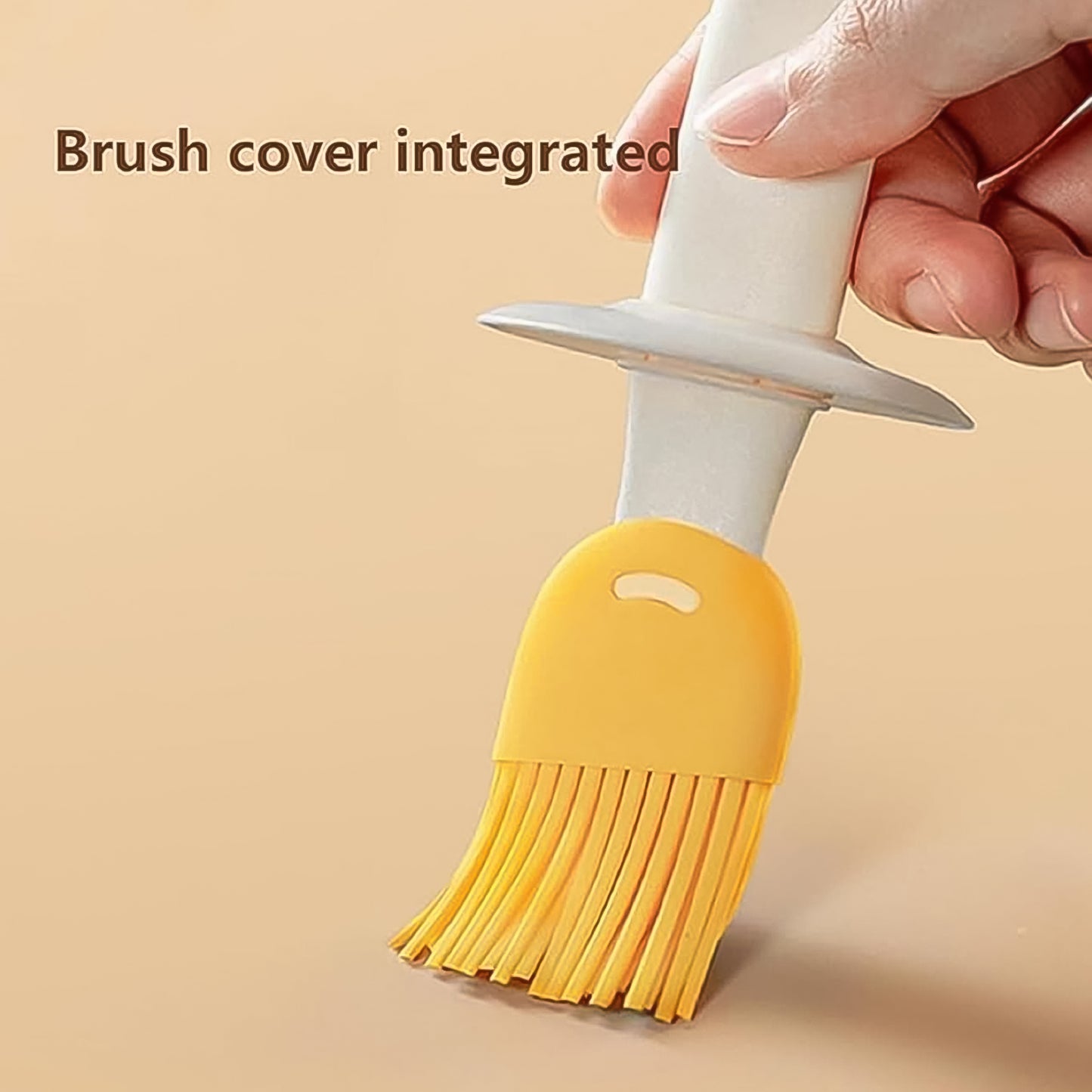 2 In1 Oil Dispenser Bottle With Silicone Basting Brush (1 Set)
