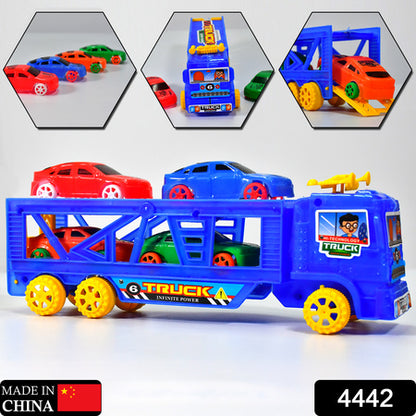Toy Set Truck With 4 Mini Cars Toy Vehicles For Children