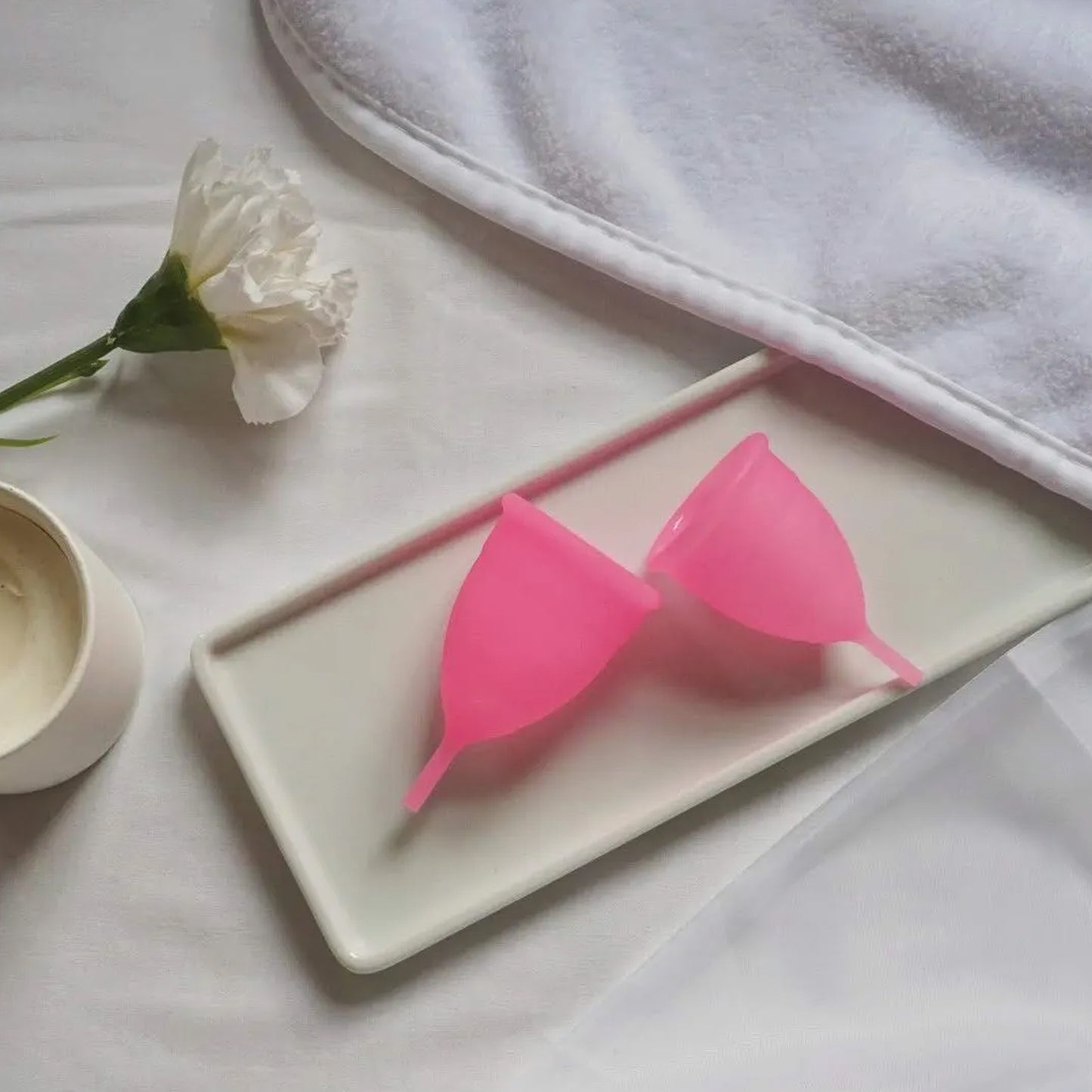 Reusable Menstrual Cup Used By Womens And Girls During The Time Of Their Menstrual Cycle