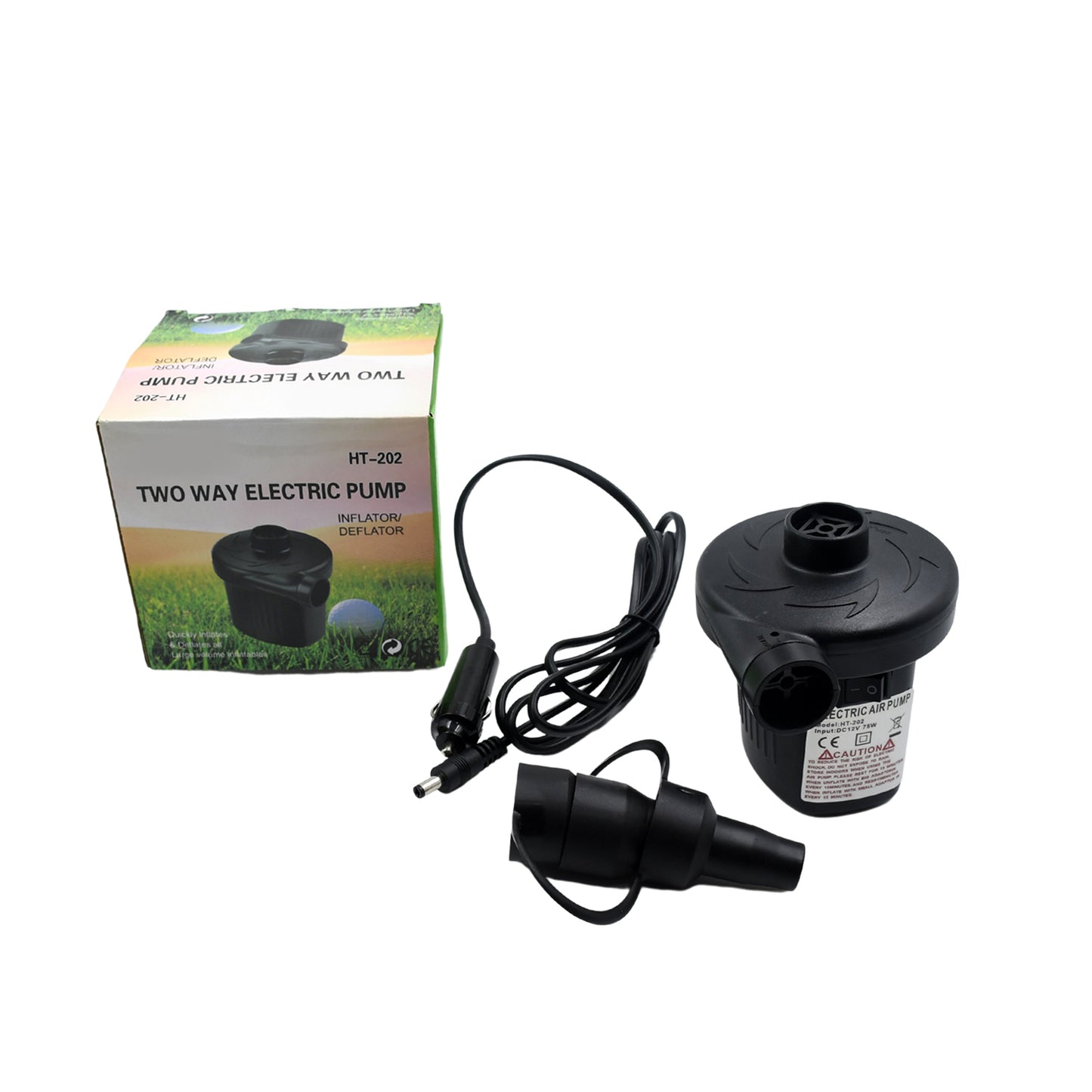 Multi-Purpose Electric Air Pump Without Valve Adaptors For Quickly Inflatesdeflates Sofa Bed Swimming Pool Tubes Toys Air Bags