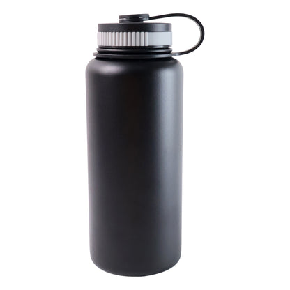 Blackstainless Steel Double Wall Vacuum-Insulated Drink Water Bottle (1000 Ml)