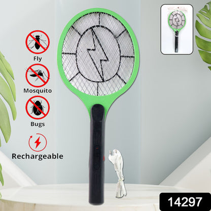 Greenrechargeable Electric Mosquito Killer Racket With Cable