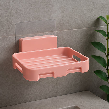 Selfadhesive Rectangular Soap Dish Holder (1 Pc)