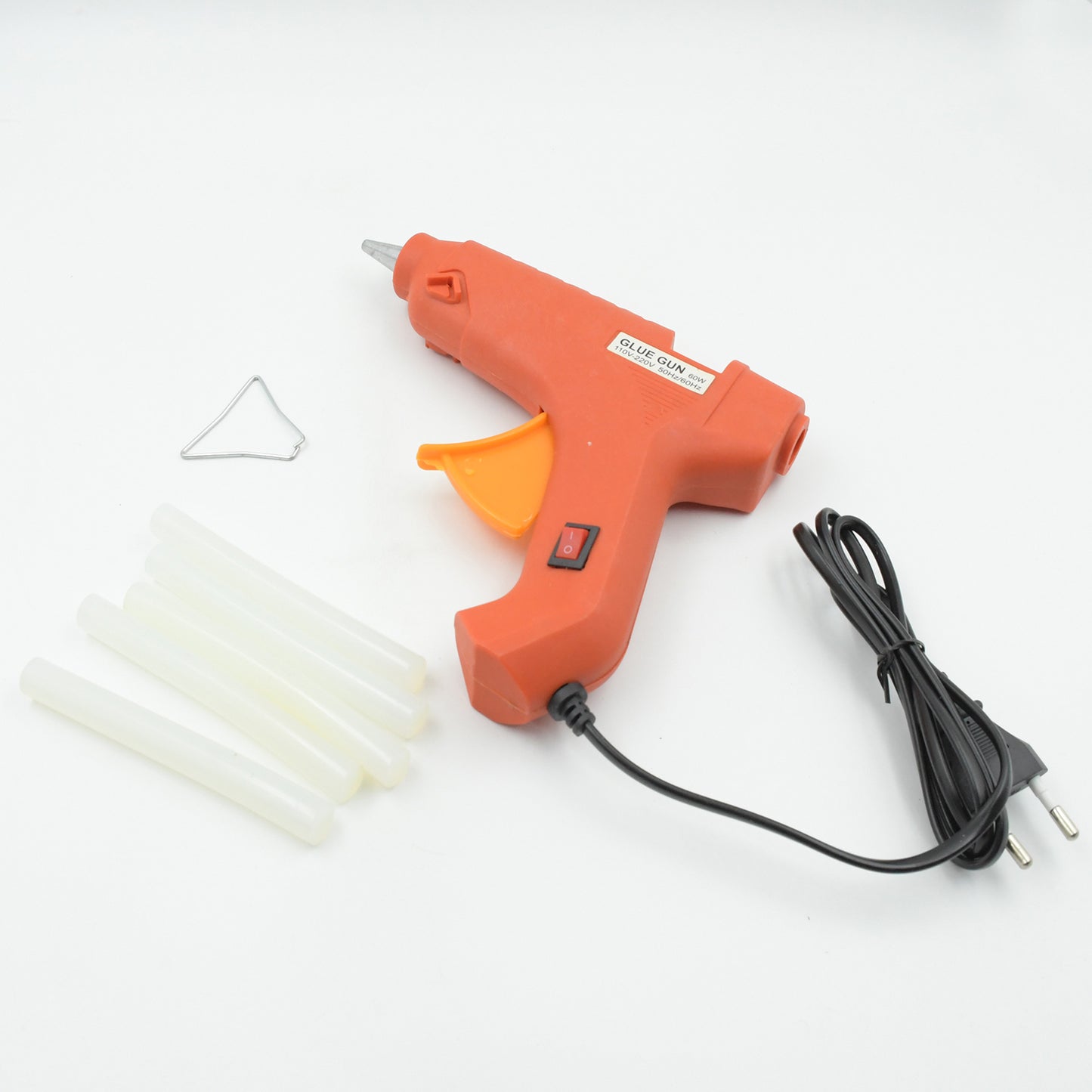 Professional 60 Watt With 5 Pcs Hot Melt Glue Stick  Onoff Switch Electric Tool Hot Melt Glue Gun For Multi Use(1 Pc)