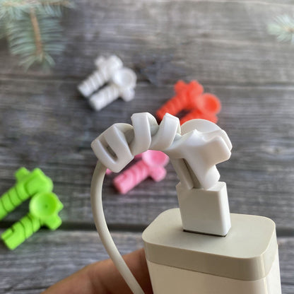 Cablecord Protector Saver With Suction End (Suction Winder  4 Pcs Set)