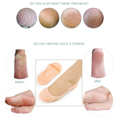 Anti Crack Silicone Gel Foot Protector Moisturizing Socks