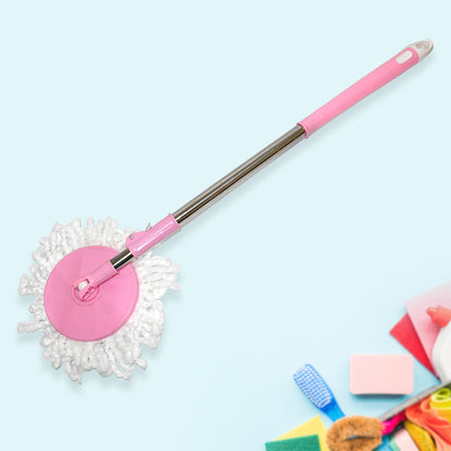 Home Cleaning - Stainless Steel 360 Degree Rotating Pole Microfiber Mop Rod Stick